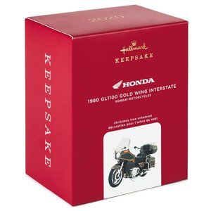 New! Honda Motorcycle Hallmark Diecast Ornament 1980 GL1100 Gold Wing Interstate